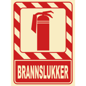 Brannslukker 200x300mm