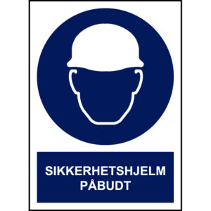 Sikkerhetshjelm 210x294mm
