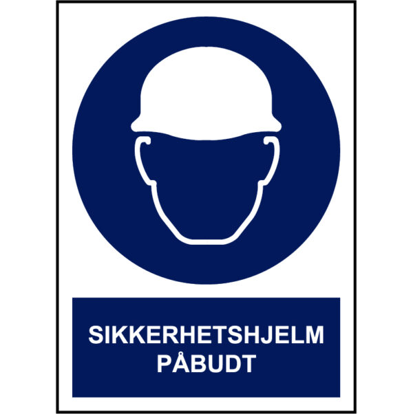 Sikkerhetshjelm 210x294mm