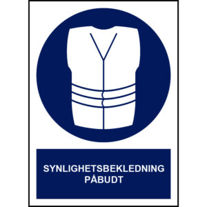 Synlighetsbekledning 210x297mm