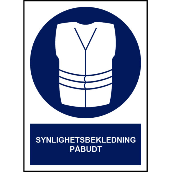 Synlighetsbekledning 210x297mm