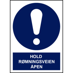 Rømningsvei 210x297mm