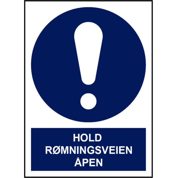 Rømningsvei 210x297mm