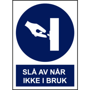 Slå av 210x297mm
