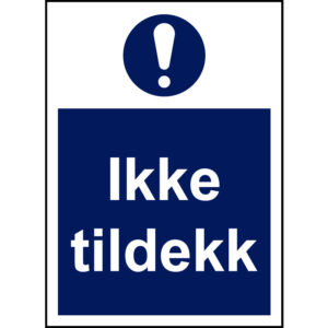 Tildekking 210x297mm