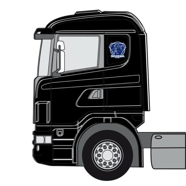 Scania med griff hel - blå