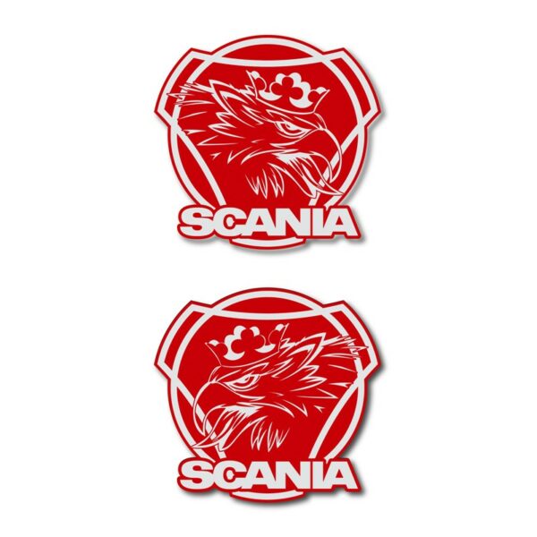 Scania med griff hel - rød - Bilde 2