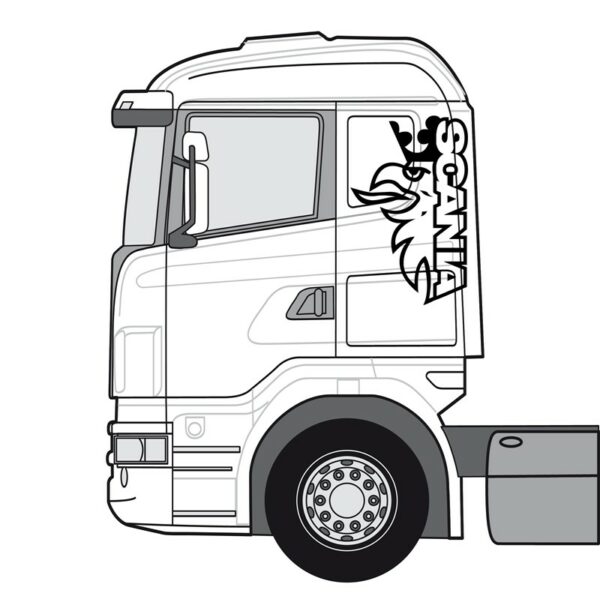 Griff dekal scania - Stor