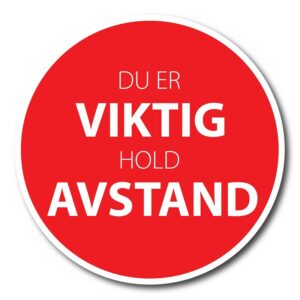 Merking avstand - Sirkel