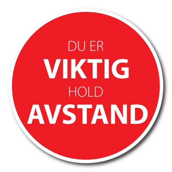 Merking avstand - Sirkel